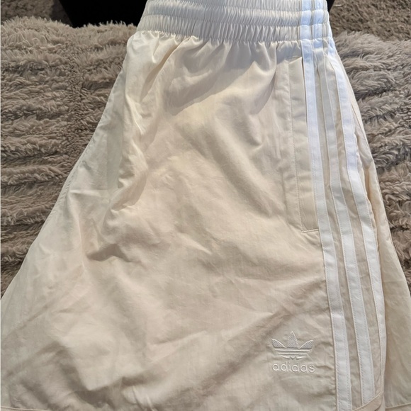 Adidas Off-White men’s shorts with White Stripes - Picture 1 of 2